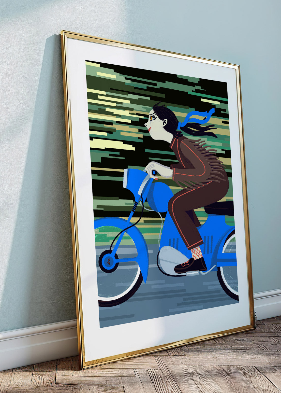 Motocyklistka