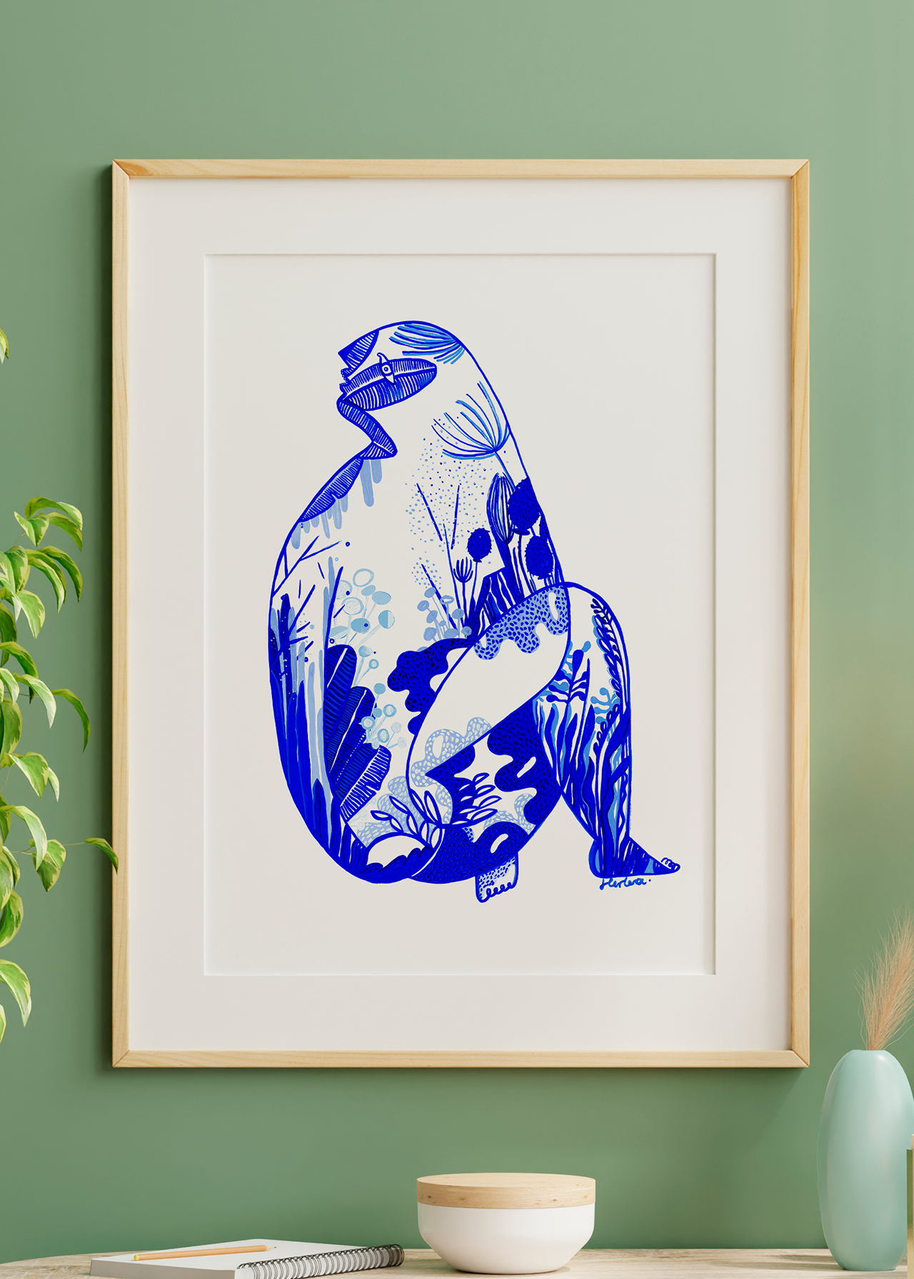 Blue Monstera
