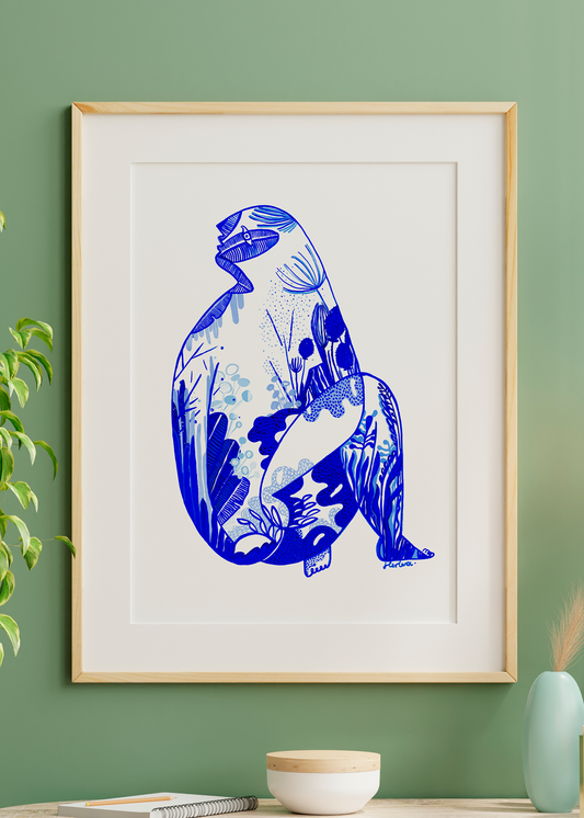 Blue Monstera