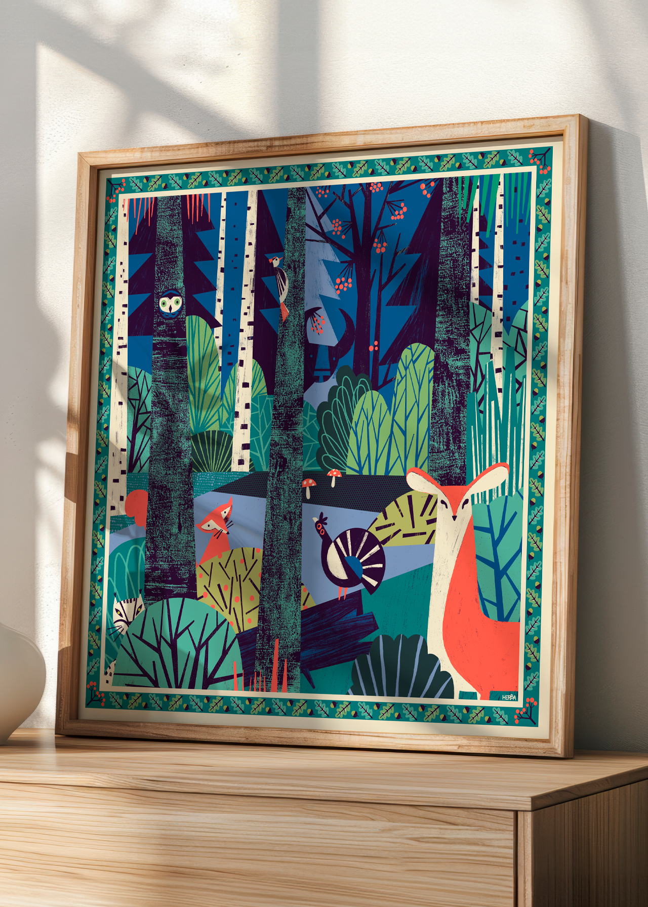 In a forest
