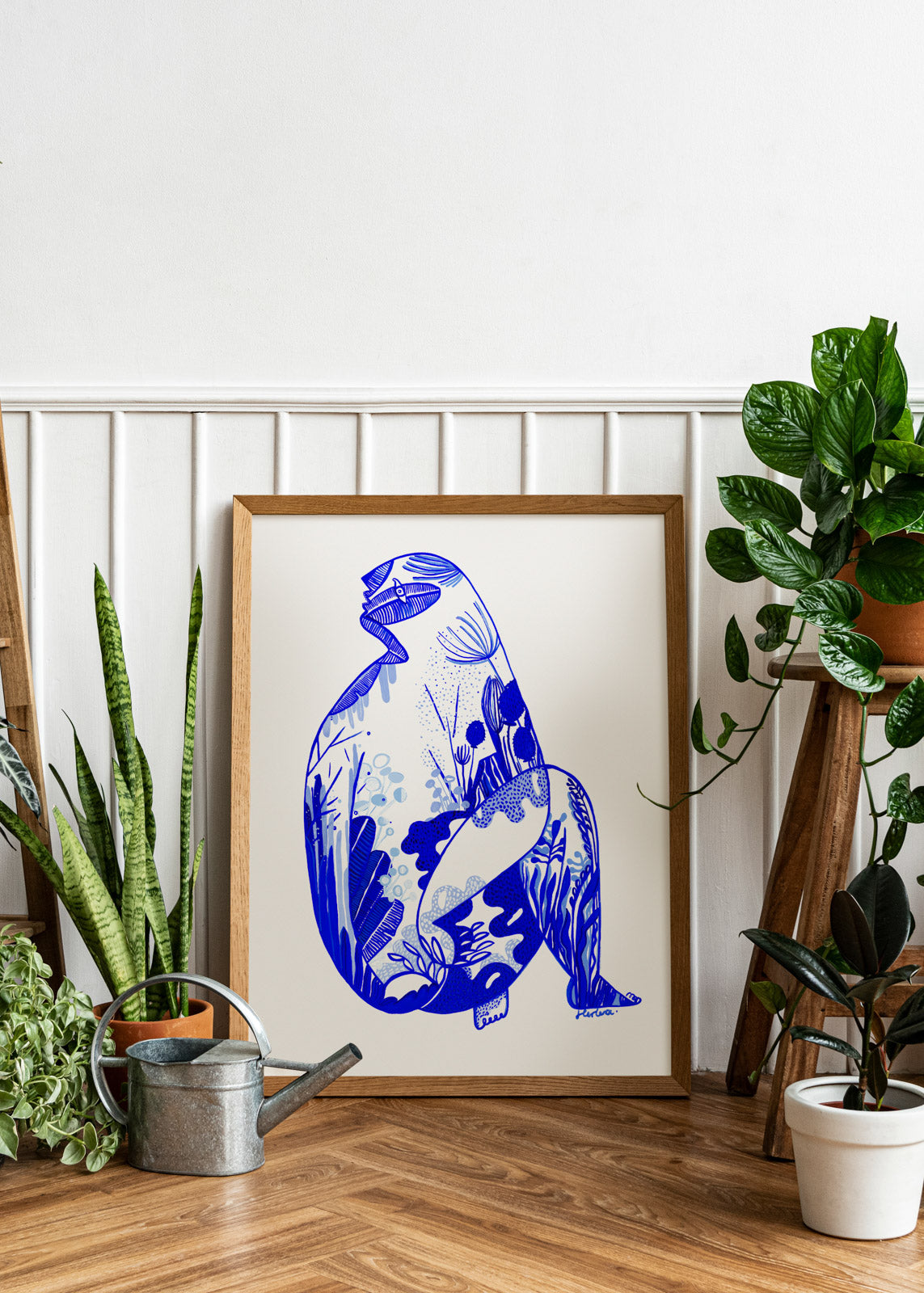 Blue Monstera