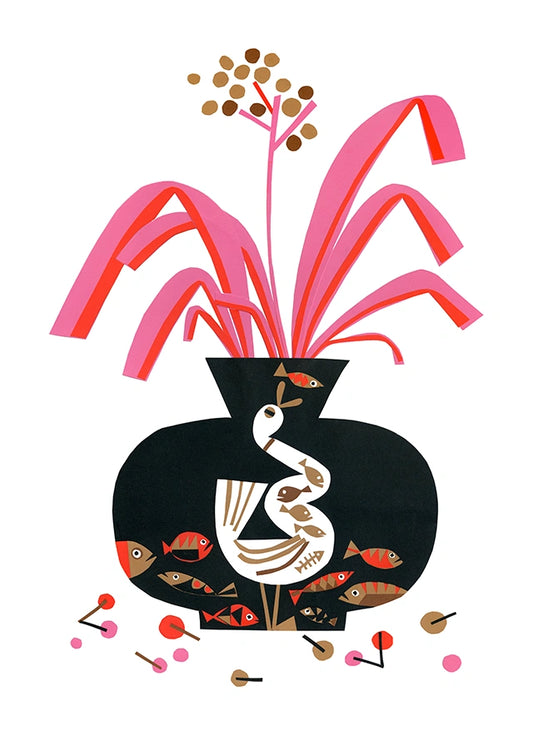 Still life with a hungry duck