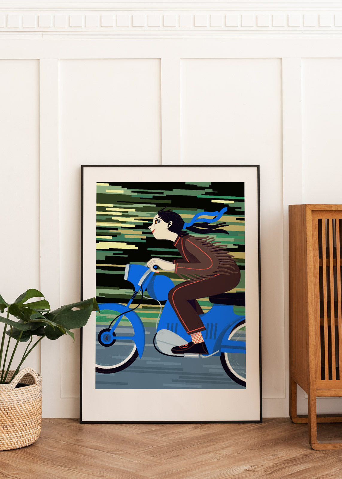 Motocyklistka