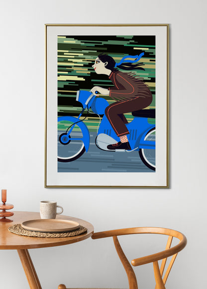 Motocyklistka