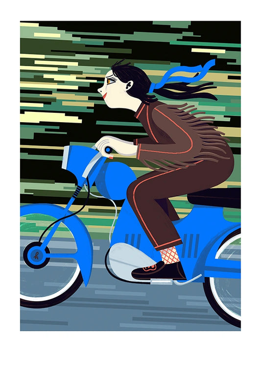 Motocyklistka