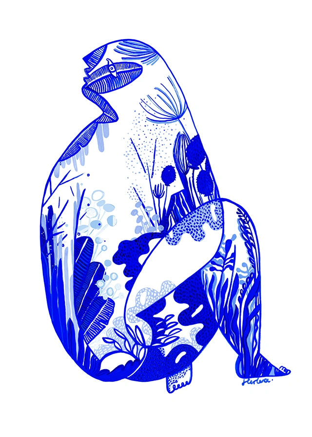 Blue Monstera