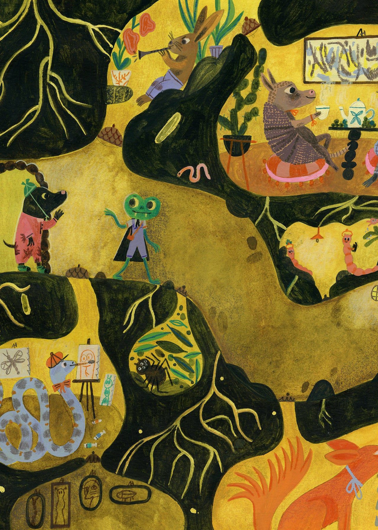 The underground is home