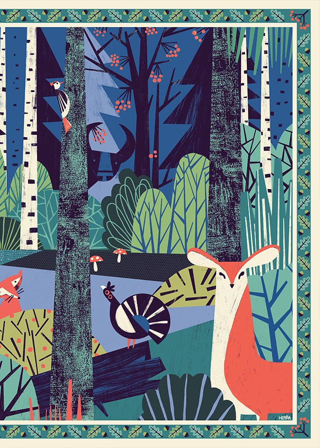 In a forest