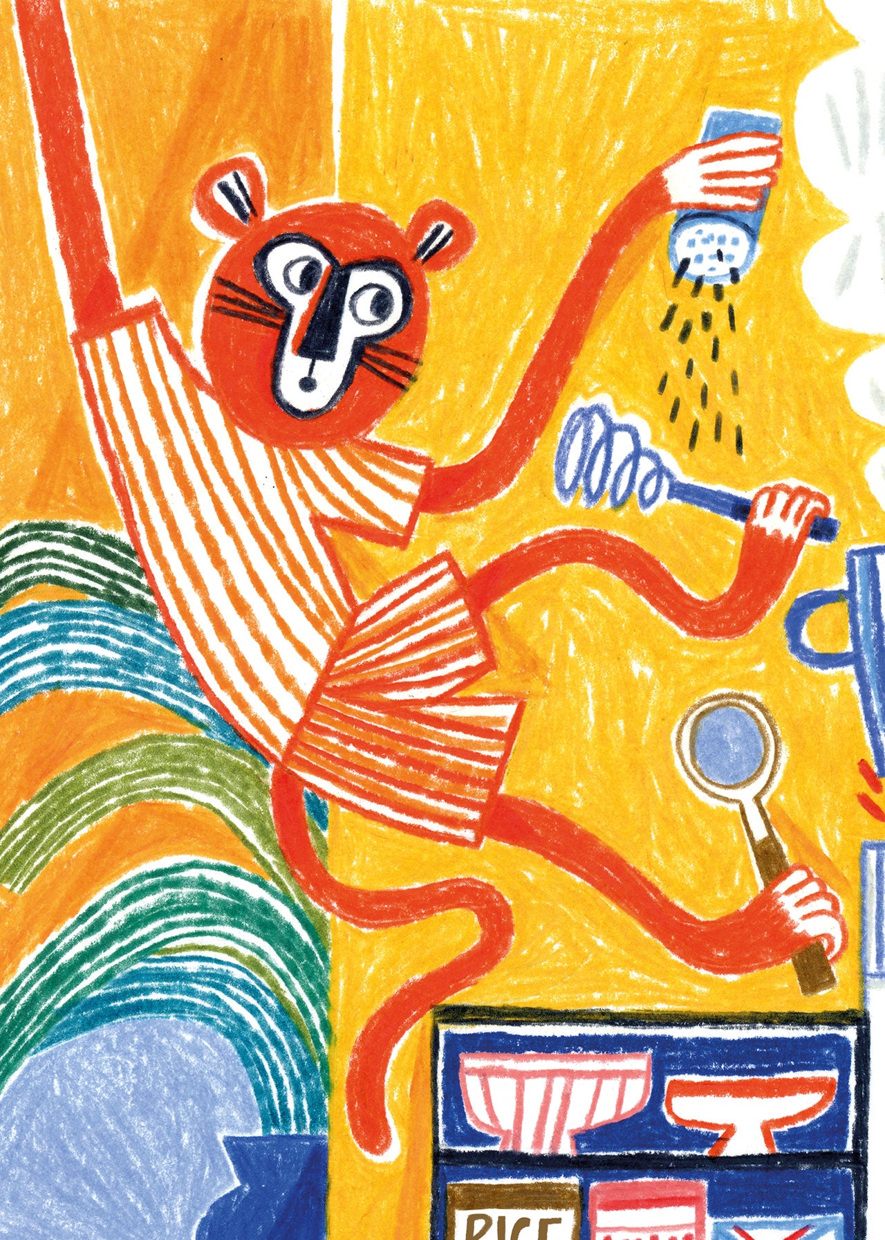 Monkeys in the kitchen