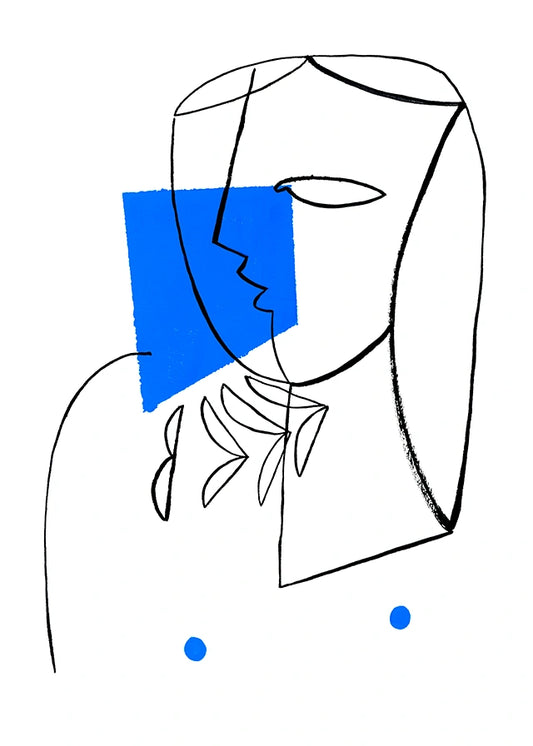 Portret dziewczyny z błękitem
