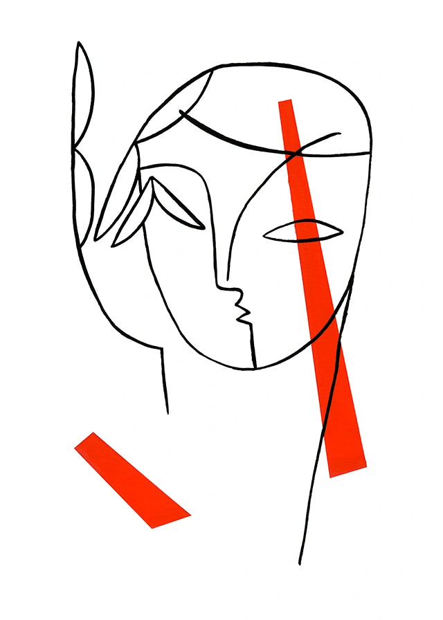 Portret dziewczyny z czerwienią