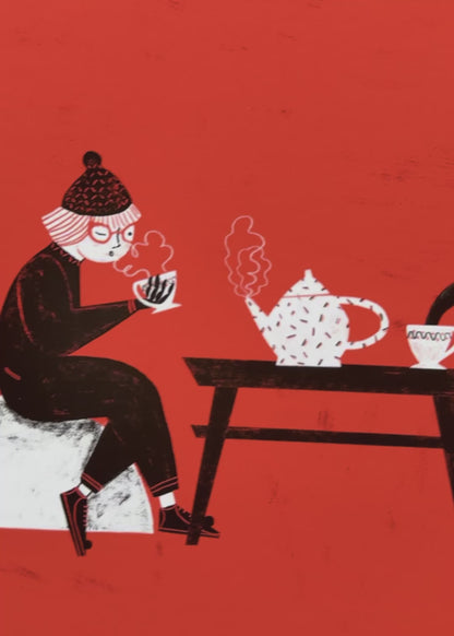 Tea time on the moon