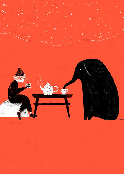 Tea time on the moon