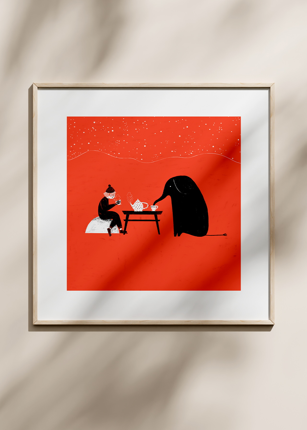 Tea time on the moon